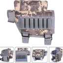 2 x Rifle Buttstock, Hunting Shooting Tactical Cheek Rest Pad Ammo Pouch with 7 Shells Holder