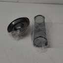 Kingsyard Mesh Tube Bird Feeders for Outdoors Hanging, All Metal, Wild Bird Feeder for Sunflower Seeds or Mealworm, Large Tray & Weatherproof Roof, 2.5 lbs Capacity (Antique Copper)