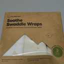 KeaBabies 3-Pack Organic Baby Swaddle Sleep Sacks - Swaddles for Newborns, Infant 0-3 Months, Baby Girls, Boys, Soft & Snug Newborn Sleep Sack, Nursery Swaddling Blankets (Nibbles/Bruce)