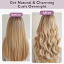 Overnight Hair Curlers Heatless Curls - 6 Pcs No Heat Blowout Curling Rods to Sleep In with Satin Hair Scarf