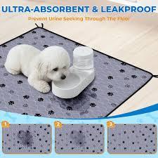 Fostanfly Washable Pee Pads for Dogs, 72"x72"1 Pack Extra Large Reusable Potty Pads for Floor, NonSlip Waterproof Pet Playpen Mat for Puppy/Senior Dog Whelping Incontinence