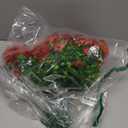 RECUTMS Artificial Flowers Outdoor Fake Flowers8 Bundles Outside Face Mums Fake Summer Greenery UV Resistant No Fade Faux Plastic Lotus Shrubs Home Garden Porch Patio Decoration Office (Orange Red)