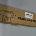 FORUP Metal Plant Labels, 30 Pack Garden Label Markers, Weatherproof Garden Stake Tags, Reusable Planting Gardening Markers, Black