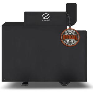 Z GRILLS Pellet Grill Cover 54 Inch | Official Genuine | Upgraded 600D Polyester Fabric, Heavy Duty, Waterproof, Weather Resistant Full Length Grill Cover for 600 Series Pellet Smoker