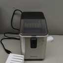 Aeitto Ice Maker Countertop 26lbs/24H, Ice Machine 8 Ice Cubes Ready in 6 Mins, 2 Sizes of Bullet Ice Portable Ice Makers with Basket & Scoop, Auto Self-Cleaning for Home/Kitchen/Office Stainless