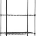 PayLessHere | 5-Tier Wire Shelf | 24"x14"x60" | Black | Adjustable Racks | Heavy-Duty Storage Shelves, Holds Upto 750 lbs | Rust-Resistant, No-Tool Assembly | for Home, Garage Shelving