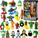 Italian Brainrot Advent Calendar, Christmas Advent Calendar 2025,Italian Brainrot Toys,24 Day Brain Rot Figurine, Christmas Countdown Calendar for Kids Gift Stocking Stuffer Party Favor