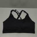 Cordaw Pickleball Sports Bras for Women High Support, Molded Cup Crisscross Back High Impact Workout Yoga Bra (XX-Large, Black)