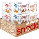 Simply NKD Snacks, 4 Flavor Variety Pack, Single Serve Bags (21 Pack), No Dyes, No Artificial Flavors, Cheetos, Doritos (EXP 09/22/26)