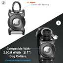 ONEONTA for Airtag Dog Collar Holder | Airtag Dog Waterproof - Airtag Holder for Dog Collar with Removable Metal Loop, Sturdy TPU, Lightweight,Compact Size,Fit 1" Width Collar,Airtag 1st,2nd Gen,Green