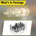 JF015E RE0F11A Transmission Valve Body W/Solenoids Compatible with Nis san Versa 2014up