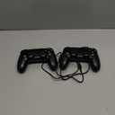 FASIGO 2 Pack Wireless Controller for PS4 Slim/Pro, 20hs Rechargeable Controller with Dual Vibration, Ergonomic Grip, Compatible with playstation 4 (Black)