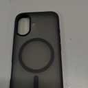 SUPFINE Magnetic for iPhone 17 Case (Compatible with MagSafe)(Military Grade Drop Protection) Translucent Matte Shockproof with Anti-Fingerprint Phone Cover,Black