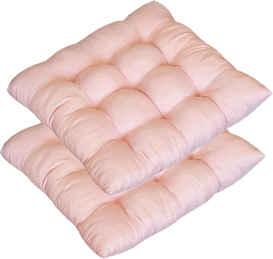 Chair Cushions for Dining Chairs, Soft Thicken Seat Pads Cushion Pillow, Home Decor Indoor Outdoor Chair Seat Sofa Pad Perfect for Office Patio Home Car (2 pack, Color 17)