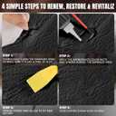 Leather Repair Kit, Advanced Repair Gel, 2025 New Upgrade Professional Leather Repair Kit for Furniture, Sofas, Jackets, Car Seats and Purses, Vinyl, Faux, Artificial, Pleather Care(Chocolate)