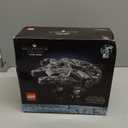LEGO Star Wars Millennium Falcon 25th Anniversary Collectible - DIY Building Set for Adults, Men & Women, Ages 18+ - A New Hope Model with Display Stand - Star Wars Gift - 75375
