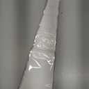 Yexiya 100 Pcs Single Rose Sleeve Bouquet Bags for Flowers Floral Packaging Bag Single Flower Wrapping Paper Flower Bouquet Sleeves for Mother's Day Valentine's Gift Wedding (White)