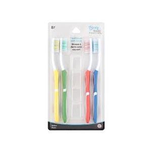 Body Basic Essentials Toothbrush with Cover, Medium