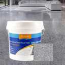 Epoxy Colored Sand Floor Paint, Epoxy Floor Paint For Concrete, High-Gloss Self-Leveling Epoxy Coating, Wear-Resistant & Non-Slip Marble Effect Finish, for Interior & Exterior Surfaces (Sesame Gray,352.73 oz)