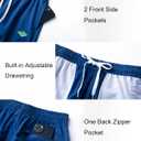 Vcansion 2 Pack Men's Outdoor Lightweight Hiking Shorts Quick Dry Sports Casual Running Shorts with Pockets (XXXL)