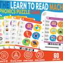 Phonics Machine Learning Pad - Electronic Reading Game for Kids Age 5-11 - Learn to Read with 720 Phonic and Letter Sound Questions