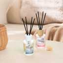 Reed Diffuser - Linen&Pink Peony 4.06oz (120ml) 2 Packs Essential Oil Reed Diffuser Set with 16 Sticks, Long Lasting Fragrance for Home, Bathroom, Bedroom, Room, Decor