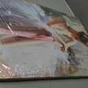 Pink Ballerina Girl Canvas Wall Art Ballet Lover Wall Decor Picture, 16"L x 12"W