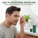 Tinnitus Relief for Ringing Ears Topical Drops,Tinnitus Relief Gentle Formula,with Garlic & Mullein,Natural Formula to Support Ear Comfort and Cleanliness,for External Use Only,20ml(1pc)