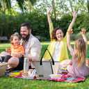 3 x Lunch Bag for Women Men, Reusable Lunch Tote Lunch Box, Large Capacity Leakproof Lunch Tote Bags with Front Pocket for Work Office Picnic or Travel (Light Blue)