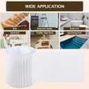 Clear Stair Treads Non Slip 30"x6", 15-Pack Anti Slip Strips for Wooden Steps Indoor, Transparent Adhesive Pre-Cut Stair Step Grips, Safety for Elderly, Children and Dogs