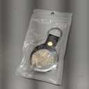 St Michael Challenge Coin Saint Michael Archangel Medal Bless Safety Religious Gift with Leather Coin Holder Keychain (Brass Color)