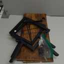 YINMIT Vinyl Record Holder, 80-100 LP Vinyl Record Storage Rack, Quick Assembly Vinyl Record Display, Retro Style Organizer for Magazine, Book, Files, Albums (Rustic Brown, 1 Tier)