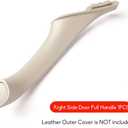 Jaronx Door Pull Handle for BMW 5' F10/F11,Right Side Inner Passenger Door Pull Handles for BMW F10/F11 520 523 525 528 530 535 2010-2016(Leather Outer Cover NOT Included)(Off-White)