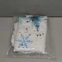 Christmas Square Tablecloth 52x52 Inches - Watercolor Truck and Snowman Christmas Party Decorations for Home - Winter Table Cloth for Rectangle Table Xmas Holiday Decor for Kitchen (Blue)