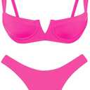 Narecte Womens Swimsuits Women, Sexy Bikini Sets for Women, Bathing Suit for Women, Triangle Bikinis for Women, Size: L