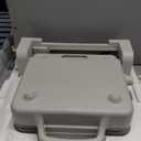 Bella 10"x 20" Ceramic Fold-n-Store Dual Temp Griddle, Fits-anywhere Kitchenware, EverGood Ceramic Nonstick Coating, 2 Temperature Zones up to 400F, Dishwasher Safe Drip Tray, 1500 Watt, Oatmilk