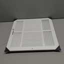 HVAC Premium 14" X 14" 3-Way AIR Supply Grille - Vent Cover & Diffuser - Flat Stamped Face - White [Outer Dimensions: 15.75"w X 15.75"h]