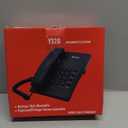 Y320 Corded Landline Phone with Redial & Hold, Adjustable Ringer Tone, Wall Mountable, Ideal for Home, Office, Hotel - Fixed Line Device