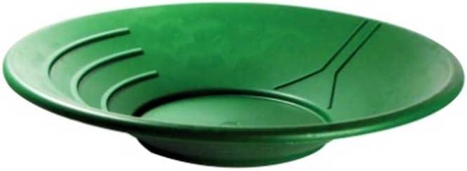 SE 14 Inch Gold Panning Pan - Three Riffles for Easier Mining and Prospecting 2 Packs