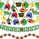 34Pcs Football Party Decorations Football Decor Game Day Party Supplies Accessories Birthday Tailgate