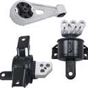labwork 3PCS Engine and Trans Mount Set Repalcement for Chevy Spark Classic 1.2L 2011-2017 3370 A5512HY A5521 A5511 96686002