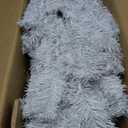 6 ft. Unlit Hinged Artificial Christmas Tree Premium Pine Tree 1000 Tips with Metal Stand
