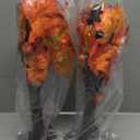 Fall Maple Tree with 48 LEDs Battery Operated Light Up Artificial Pumpkins Maple Acorn Tree for Fall Thanksgiving Table Harvest Home Indoor Decoration (2 Pack)