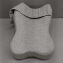 Long Knee Pillow for Side Sleeper Fully Support Thighs and Knees for Sciatica, Back, HIPS, Knees, Joints Pain Relief - Leg Pillow for Side Sleeping Between Legs Aligns Spine- Pure Gray (Large)