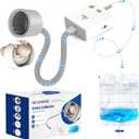 Electric Male Urine Collector Portable Wearable Urinal Device with Silicone Cup USB Rechargeable Pump for Elderly and Outdoor Use (EWUB-1Set)