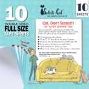 Sofisti - Cat Scratch Deterrent Tape for Furniture 10 Double Sided Anti Scratching Sticky Tape - Cat Scratch Furniture Protector Cat Training Tape Teaches Your Kitty Not to Scratch Your Couch