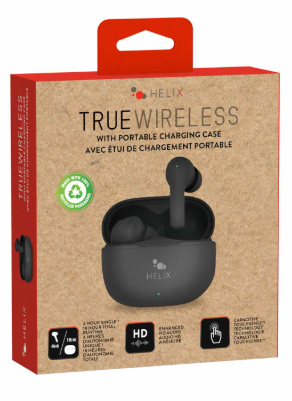 Helix TW Earbuds Black
