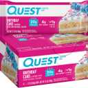 Quest Protein Bar - Birthday Cake (12 Bars), BBD 2/6/26