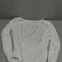 SUUKSESS Women Backless Y2k Long Sleeve Bodysuit Double Lined Open Back Sexy Basic Top Size S.