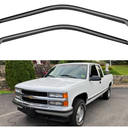 PIT66 Out-Channel Window Visors Compatible with Chevy/GMC C/K 1500 2500 3500 Standard Cab 1988-1999, Fit Chevy Blazer 1992-1994, Fit Chevy Tahoe Regular Cab 1995-1999 2PCS Smoke